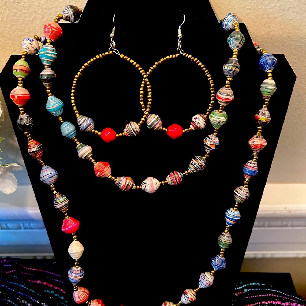NEW - Custom Necklace and Earrings Uganda